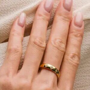 Ring Star Ring Gold Waterproof Ring Celestial Gold Ring Cosmic Ring BEAUTIFUL